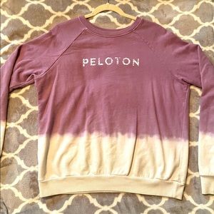 Peloton Purple Tie Dye Sweatshirt